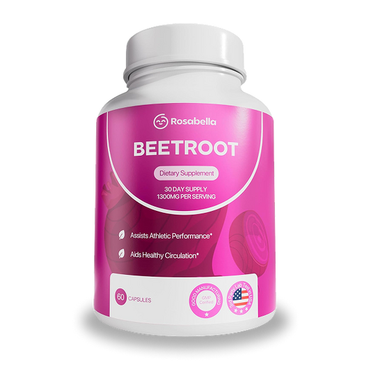 Cápsulas de Remolacha Orgánica (1300mg) - Abdomen Plano en Menos de 7 Días
