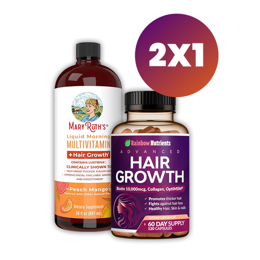 2x1 Mary Ruth's + Hair Growth - Recupera tu Cabello Perdido
